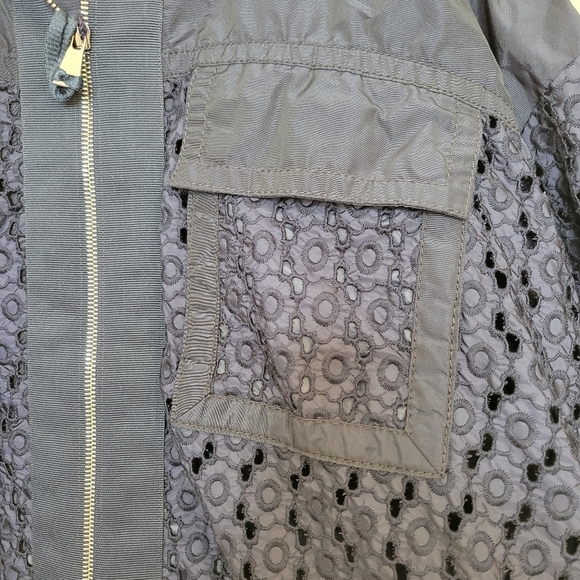 Moncler Obsidienne lace eyelet jacket NWT size 0/xs - Picture 4 of 12